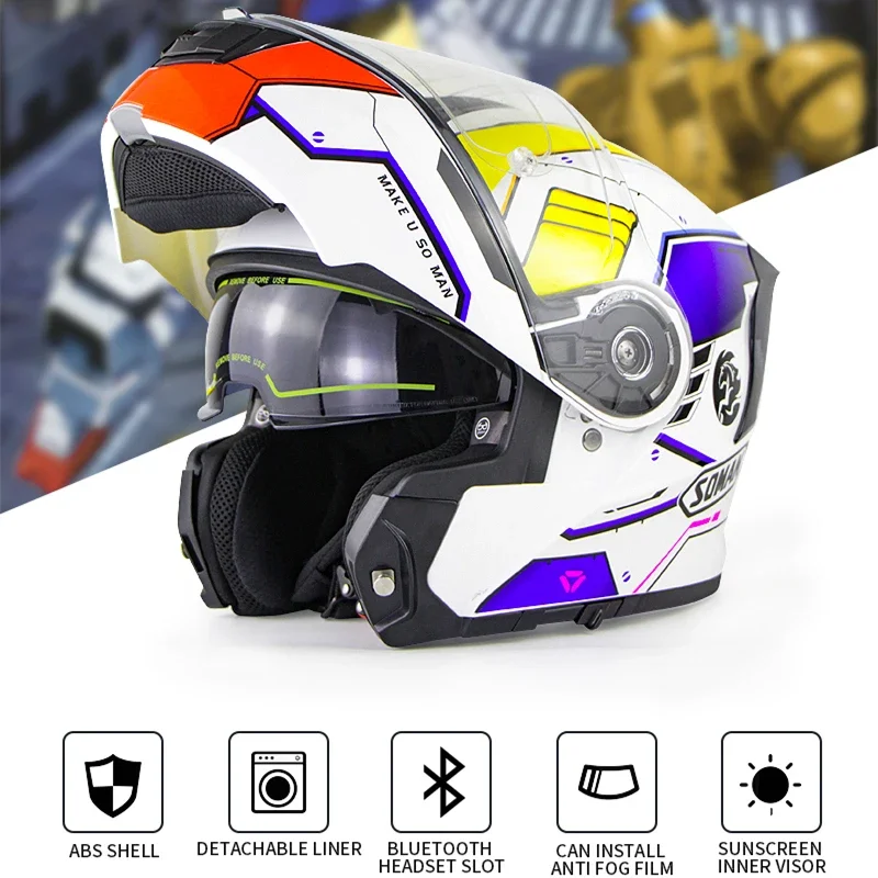 SOMAN ø   ,   ⷯ ,   , Casco Moto