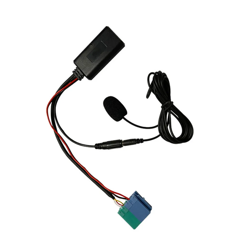 Car Bluetooth Module Adapter W/N Microphone for Renault CD Player Music Radio Aux Audio Cable Auto Modified Part