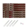 Portable Mahjong Table Set Portable Mahjong Set Mini Mahjong Family Board Game Easy To Carry For Travel Student Dormitory 1