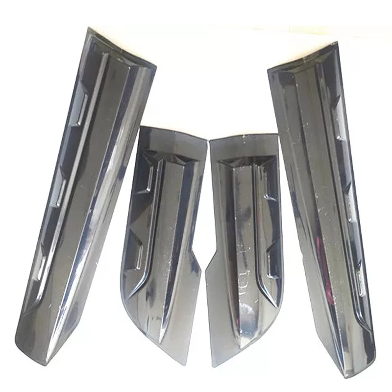 Matte Black Side Door Trims Body Monster Door Cladding for Mitsubishi Triton L200 2019 2020 2021 2023 2024 4X4 Car Accessories 5