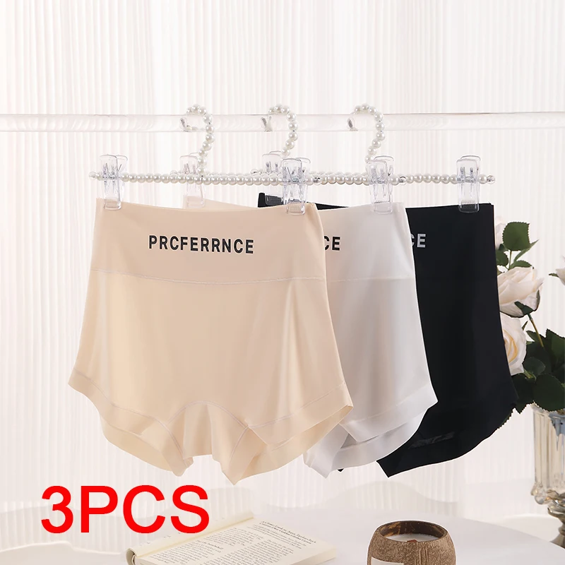 Plus Size Shorts Shorts Under the Skirt Ice Silk Safety Short Pants Women Seamless Panties Women's Boxer Underwear Summer Female