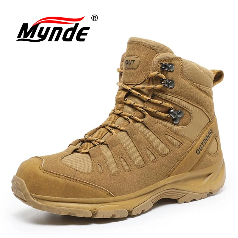 

New Tactical Boots High Top Military Boot for Men Casual Desert Combat Boots Men's Anti-Slip Army Sneakers Motocycle Ankle Boots