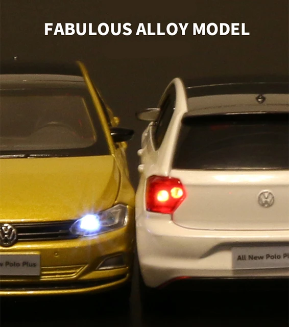 1/32 VW Polo Tous New PLUS Simulation Véhicules Miniatures Modèle