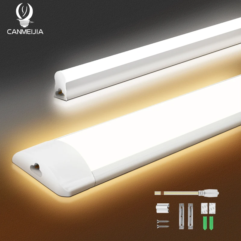 가정용 실내 조명 스트립, 고휘도 90 cm, 120cm 튜브 선형 LED 튜브 램프, 220v 조명 전구, 침실 주방 캐비닛 램프