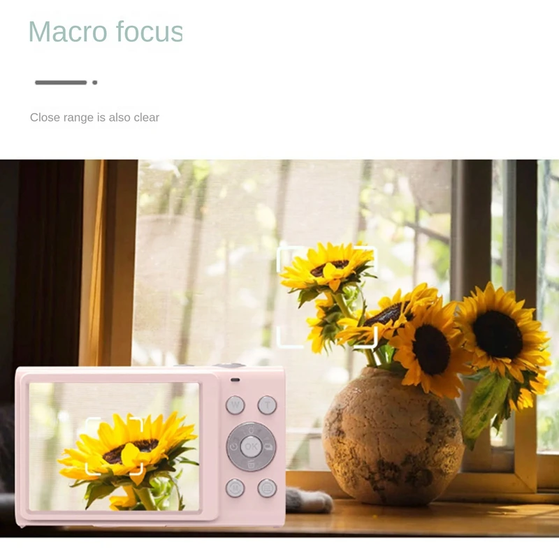 2.88-Inch Vlogging 48 Megapixel High-Definition Digital Camera With 16X Digital Zoom As A Gift Students Portable Card Machine