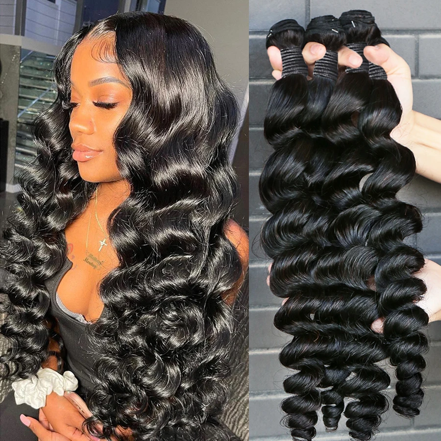 S170f034de6c54cd7b27dc4eb1ea2cd56z Peruvian Hair Weave Bundles Human Hair Bundles 28, 30 Inch Remy Raw Virgin Extensions 1, 3, 4 Bundles Weft Mallzona