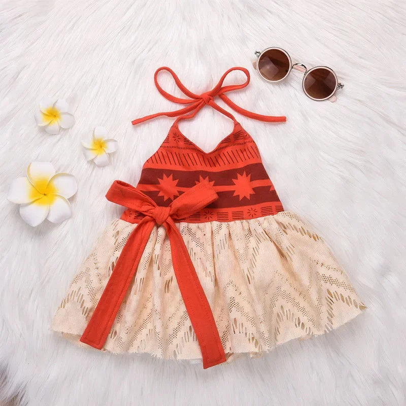 0-4Years Girls Dress Moana Cosplay Costume