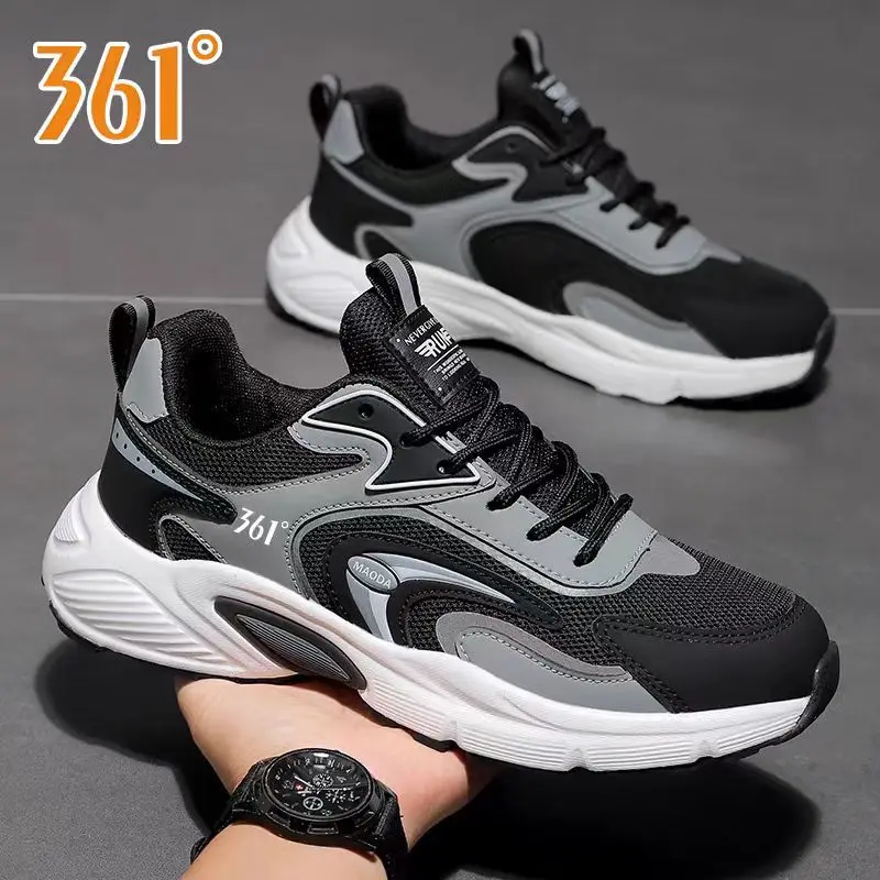 Outdoor Men's Casual Shoes Fashion Men Sports Shoes Comfortable Breathable Wear-resistant Male Thick Soled Shoes Tenis Masculino