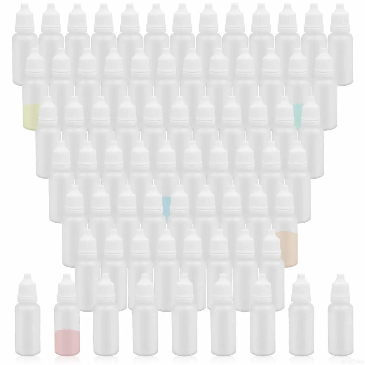 Tanio 100 sztuk puste butelki kroplomierz LDPE plastikowe