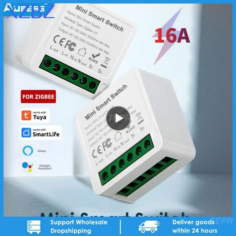 

Tuya 16A 3.0 Smart Switch Module Hub Gateway Smart Home Automation 2 Way Control For Smartlife Alexa Home Alice