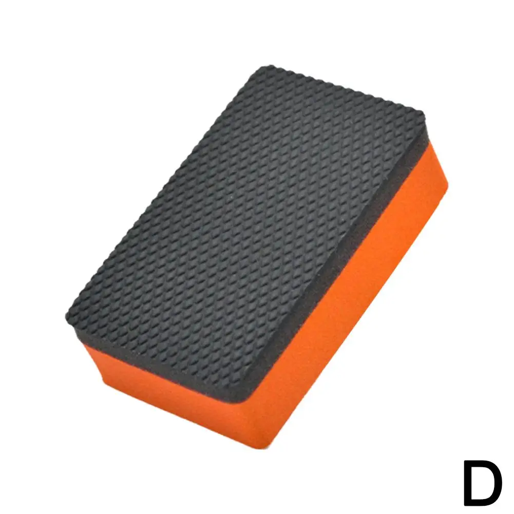 Car Clay Bar Decontamination Pad Sponge Block Cleaner Pad Polish Cleaning Eraser Wax Scrub Y9L5