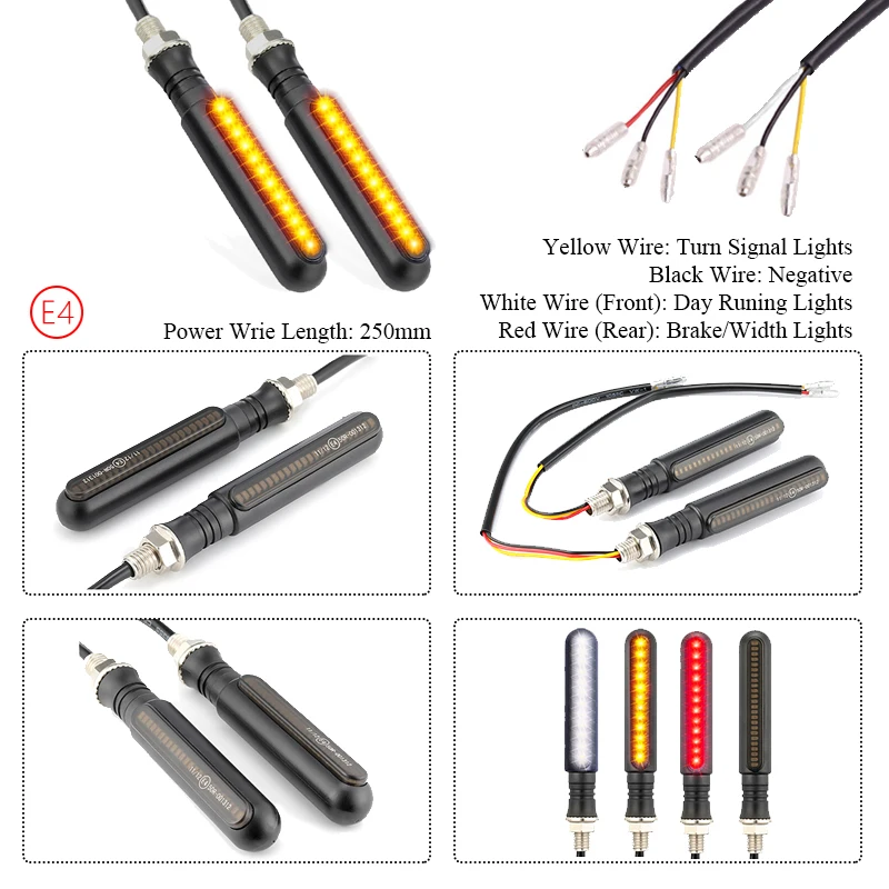 รูปสินค้า ไฟสัญญาณ LED ด้านหลัง สำหรับรถจักรยานยนต์