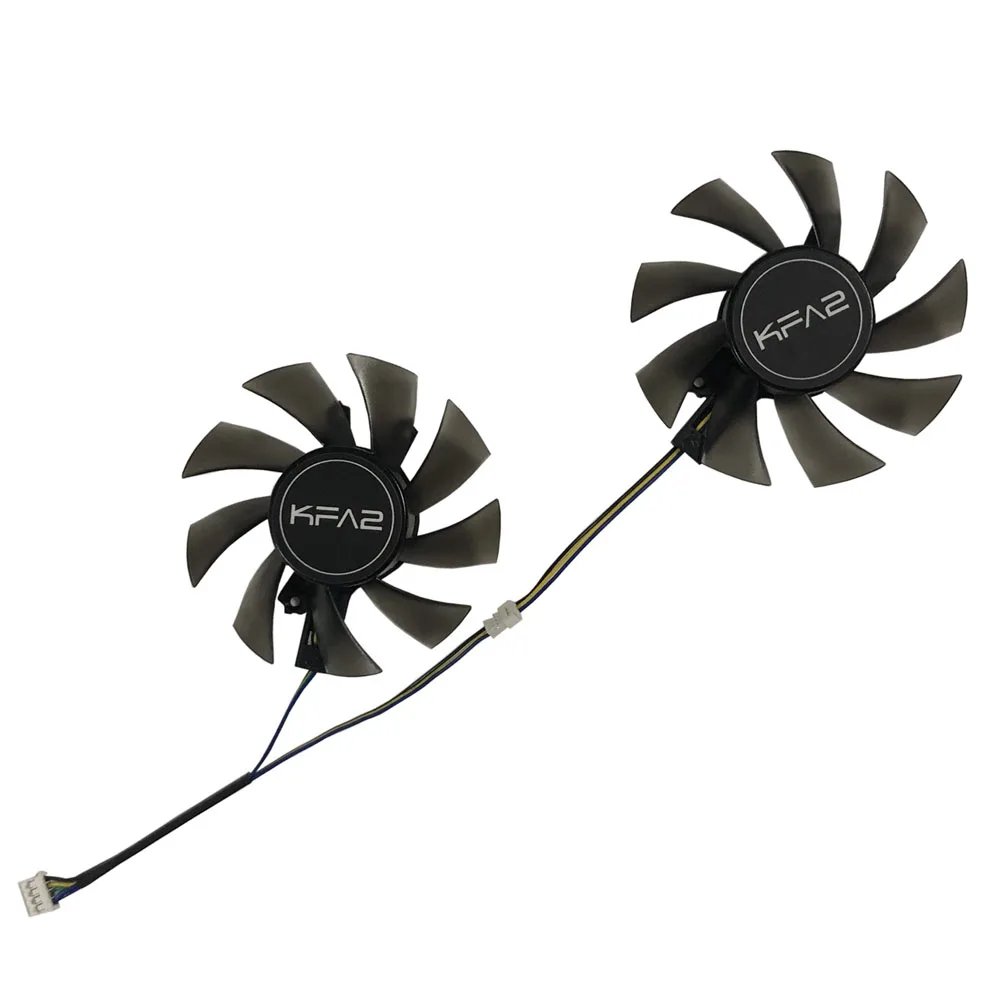 

2Pcs/Set T128015DU,GPU VGA Cooler,Video Card Fan,For Gainward GTX 1060 EX -6G,Replace GA82S2H FY08015M12LPA