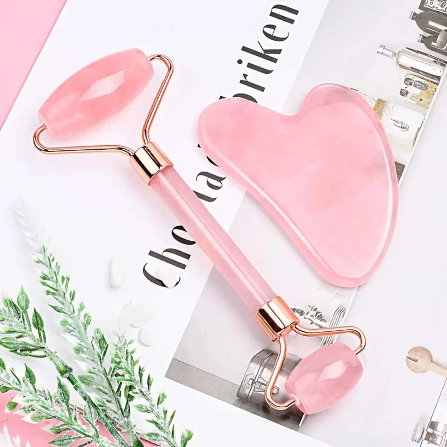 Pink 3-in-1 Facial Massage & Skincare Beauty Kit