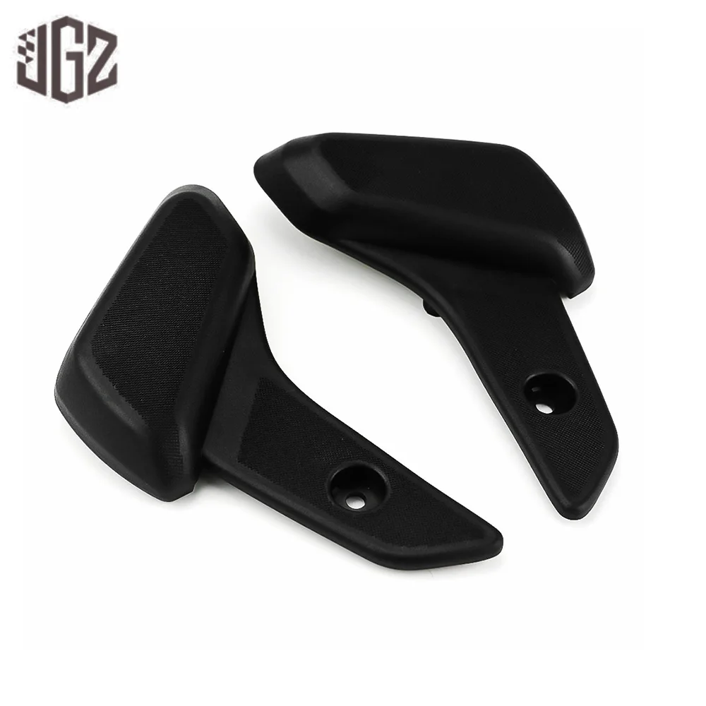 Motorcycle Plastic Rear Passenger Footpad Foot Steps Pedal Rests Cover Pad For VESPA SRPINT PRIMAVERA 150 Accessories Pair Black motorcycle accessories motorcycle foot pedals motorcycle footrests