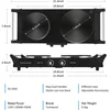 Techwood ES-3203 Hot Plate Electric Double Burner 1800W for Cooking with Adjustable Temperature & Stay Cool Handles 6