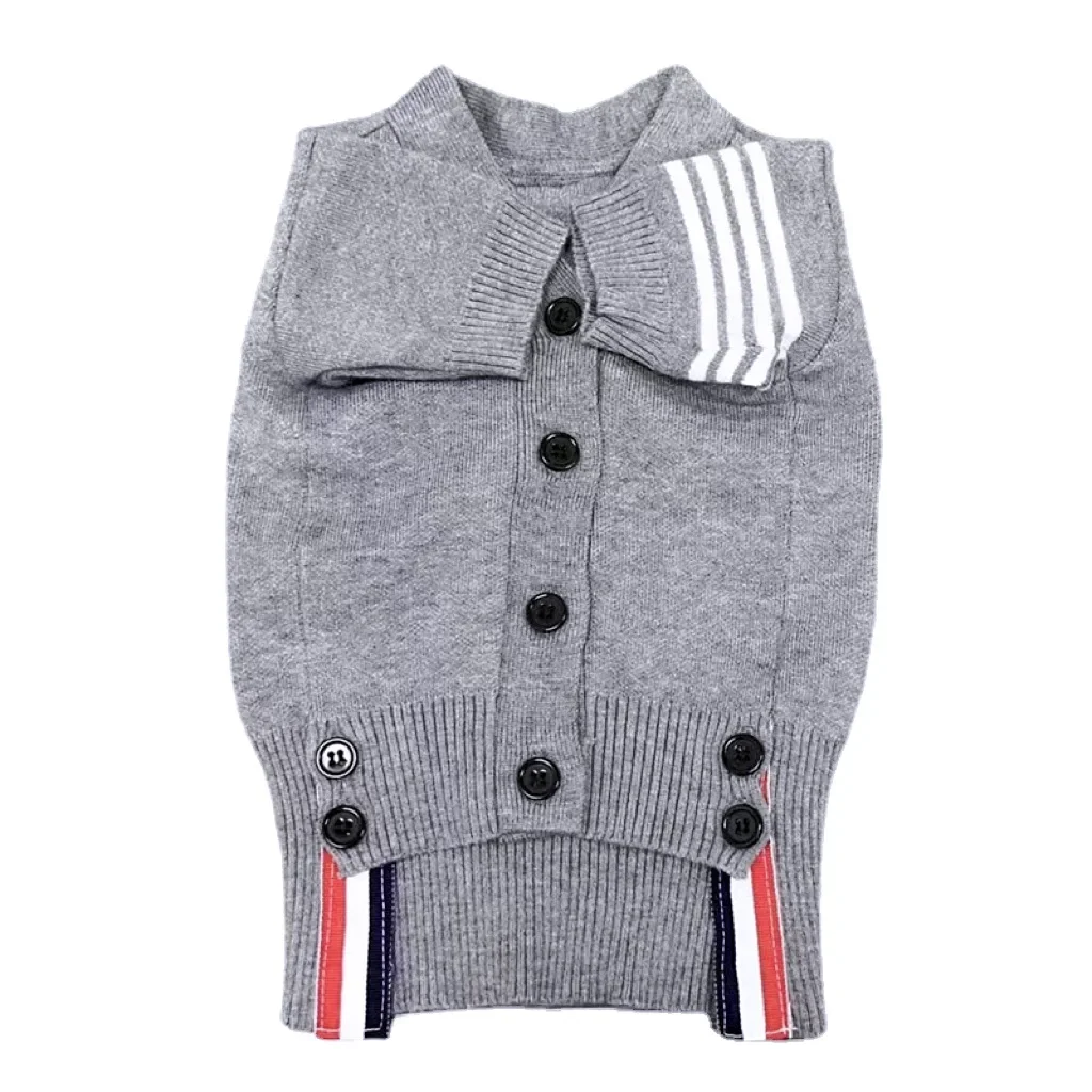 Puppy Pullover Dogs Pet Sweater Winter Leopard Print French Bulldog Warm Apparel Clothing Kurtka Dla Psa