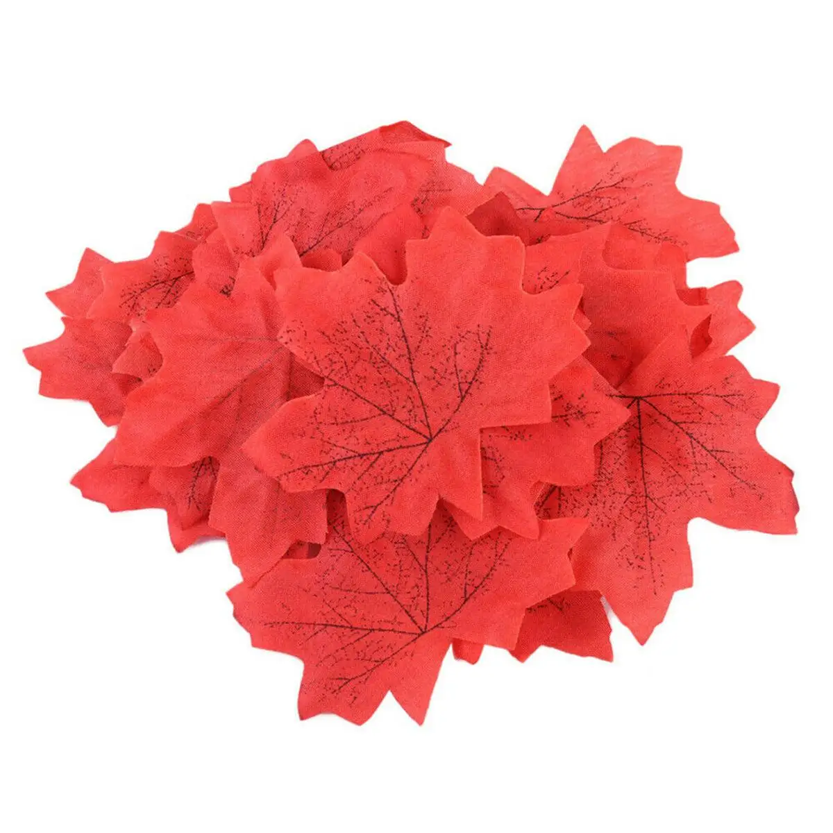 100/200pcs Herbst Ahornblatt fallen gefälschte Seiden blätter Handwerk Hochzeits feier Dekor für zu Hause Hochzeits feier Weihnachts dekoration 8*8cm – Detail 21