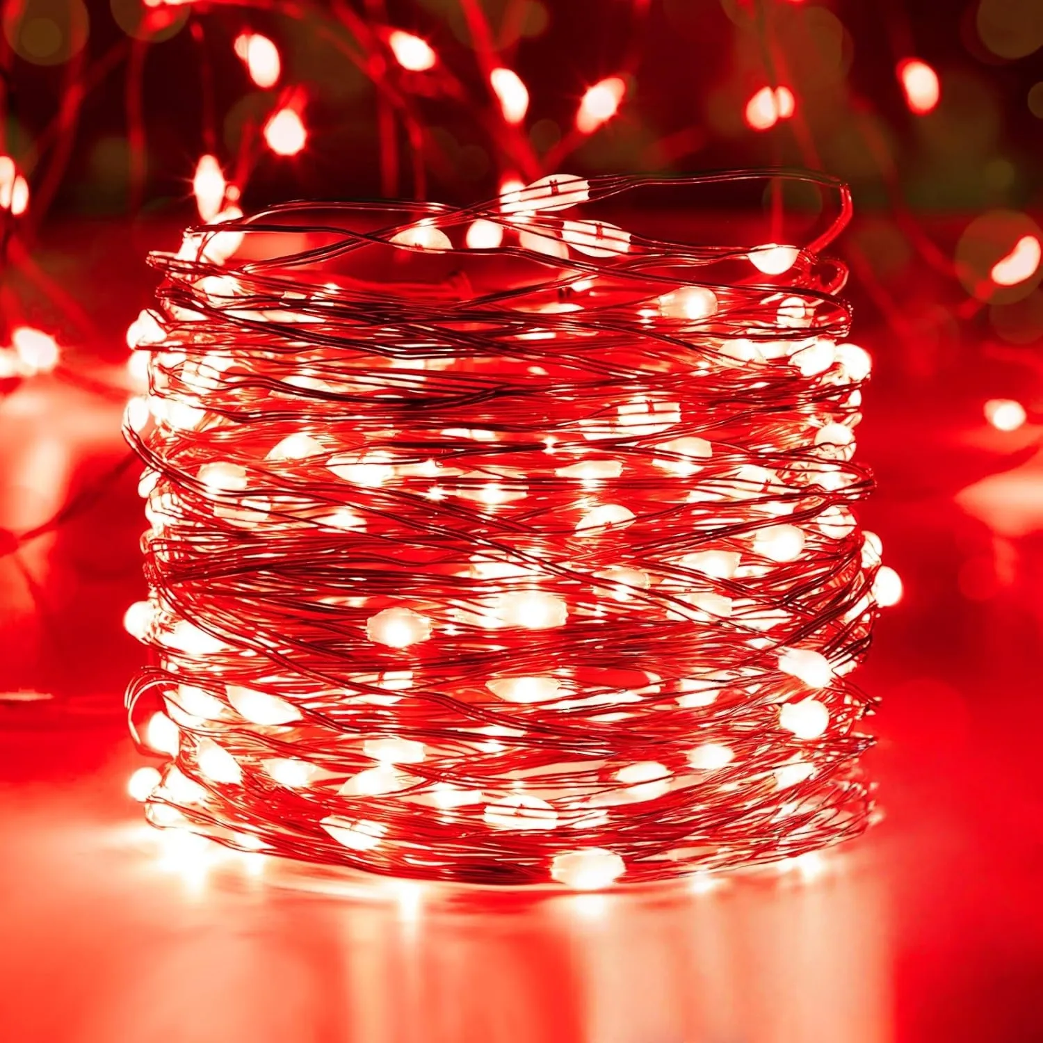 ตัวเลือกสินค้า แบตเตอรี่ LED 100 ดวง สำหรับตกแต่งแคมป์ปิ้ง งานแต่ง คริสต์มาส