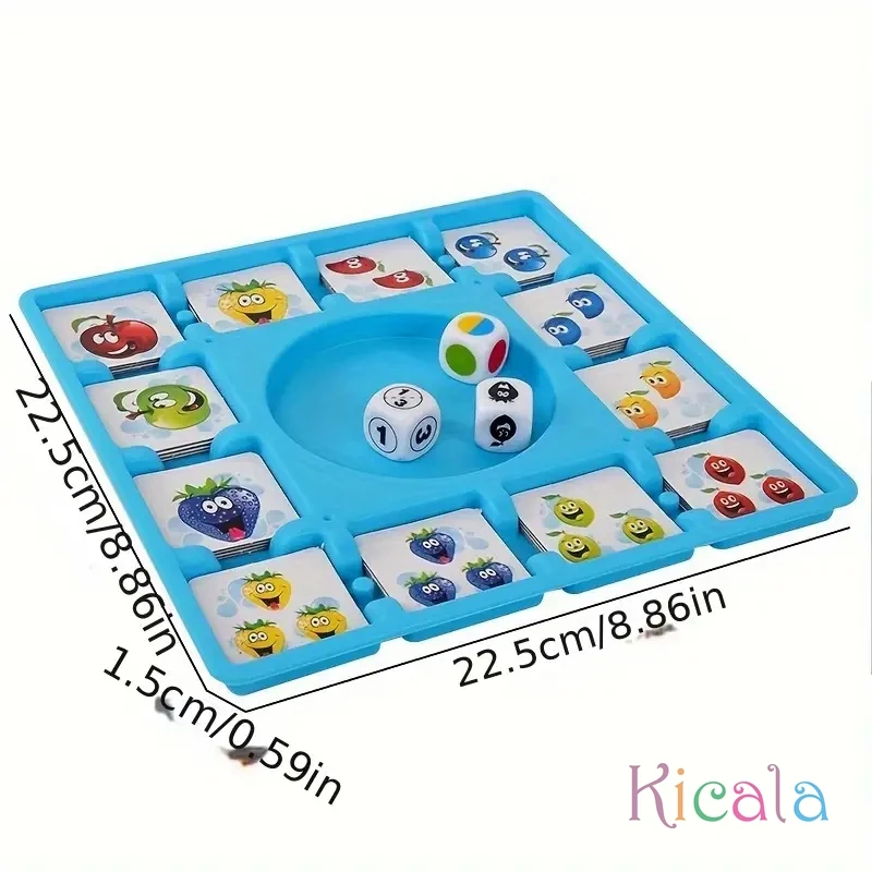 Fruit Suction Board Game for Kids Interactive Parent-Child Party Game Educational Puzzle Toy Reaction Training Mixed Color Gift 6