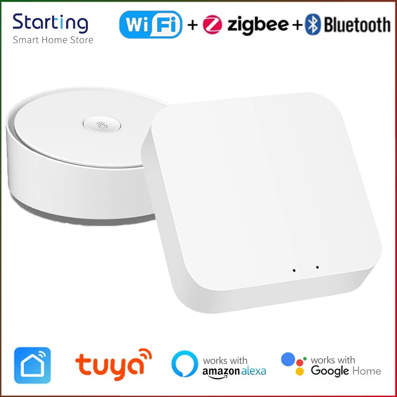 

Межсетевой шлюз Zigbee, многорежимный хаб с поддержкой Bluetooth, Wi-Fi, умный дом, Яндекс-Alexa, Google Smart Life Control