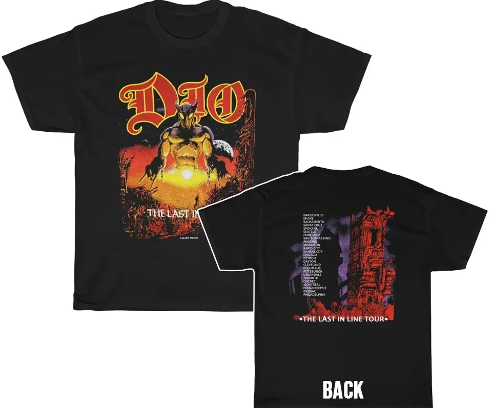 

Рубашка Dio 1984 Last In Line Tour двусторонняя