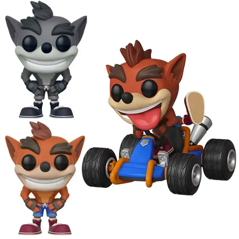 thumbnail image 1 of FUNKO POP Games Crash Bandicoot #273 Crash Bandicoot Chase Grey Figura de acción exclusiva Modelo POP Juguetes, 1 of 5