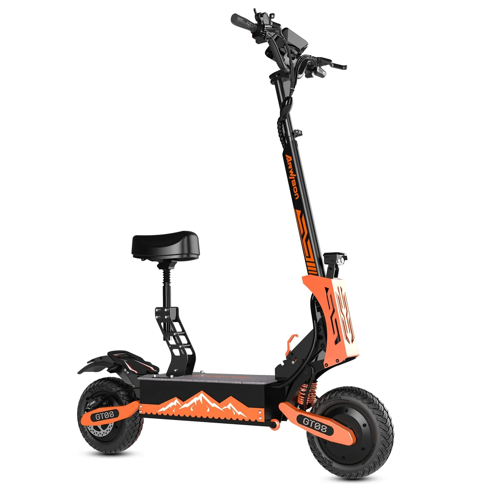 Electric scooter 6000W Powerful motor high-speed scooter 60v27ah Battery 11in Adults off-road vacuum tires remote E