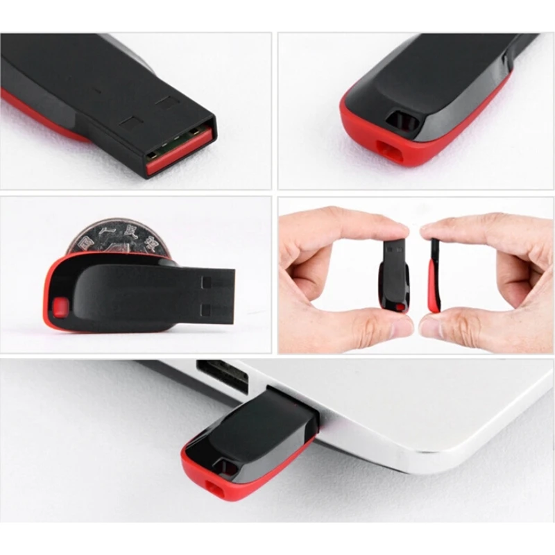 USB 2.0 미니 휴대용 고속 플래시 드라이브, 대용량 PC 노트북 U 디스크, 32GB