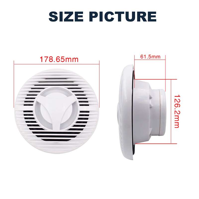 Marine Stereo Boat Radio Receiver OR 2Pc Waterproof Speakers OR Marine Combo "3 Options Available" for Yamaha Wave Runner Jetski