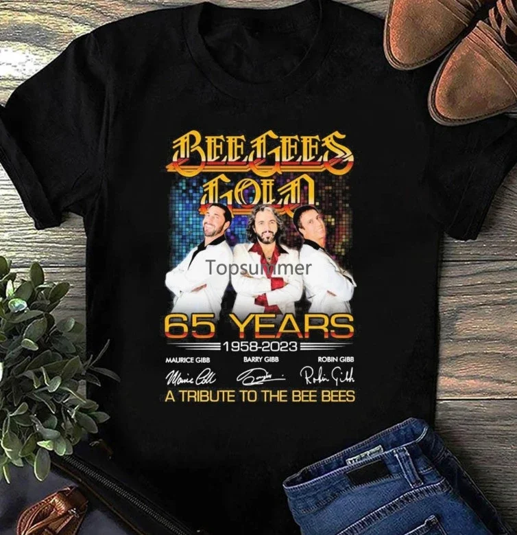 

Bee Gees 65 лет 1958 2023 подпись, футболка, подарок для фаната, подарок, рубашка, искусство