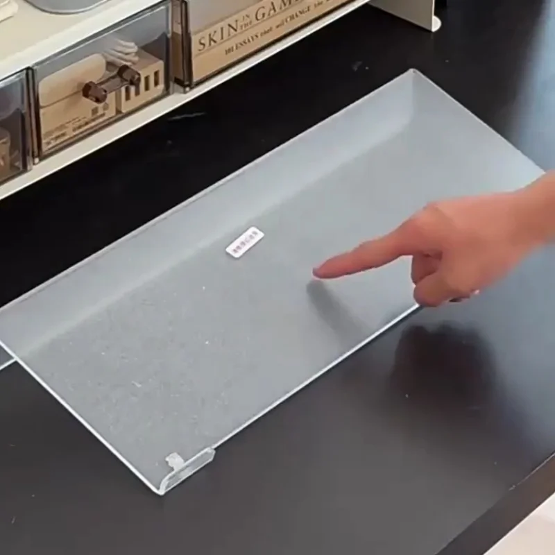 Boxed Acrylic Keyboard Stand - Comfortable for Typing, Transparent Non thumbnail 6