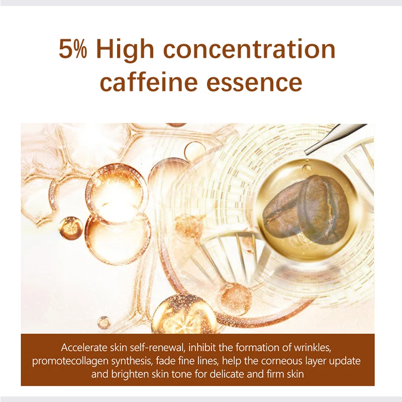 Caffeine Eye Serum Gently Soothes the Delicate Skin Around the Eyes a Moisturizing Refreshing Serum Suitable for Daily Skincare - 3