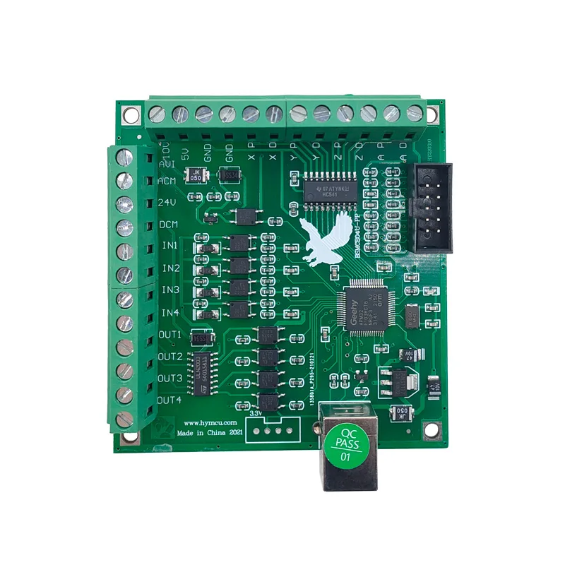 Mach3 CNC Controller 4 Axis Breakout Board Mach3 Interface Motion Card Engraving Cutting Machine Parts