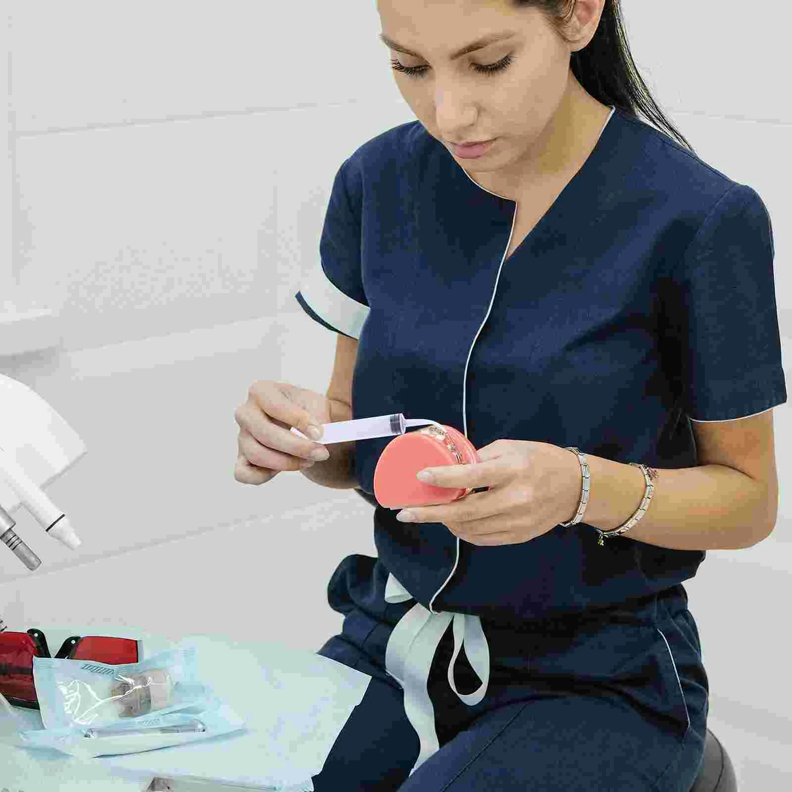 Tonsil Stone Remover Tool Or Earwax Removal With Tips + Irrigator Cleaning Tool Irrigation Syringe(Random Color) Wash 5