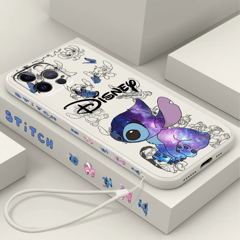 thumbnail image 1 of Funda de teléfono de TPU de Lilo & Stitch de Disney para Apple iPhone 15, 14, 13, 12, 11, XS, XR, X, 8, 7, SE Pro Max Plus, Mini, 1 of 5