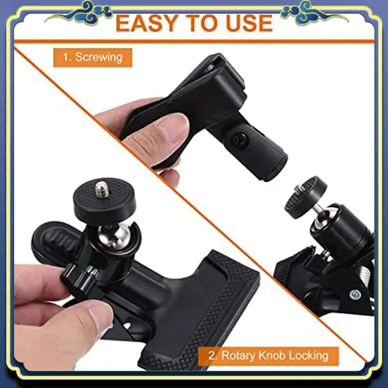 Latest Embroidery Hoop Clip, 360&deg; Swivel Adjustable Table Clip, Crossstitch Clip Opening Up To 4.03 Cm, For Needle Sewing