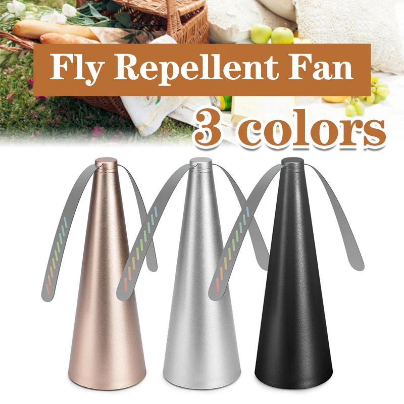 Portable Mosquito Repellent Fan Drive Away Flies Mosquito Repeller Fan Table Food Protector for Home Outdoor Picnic Camp