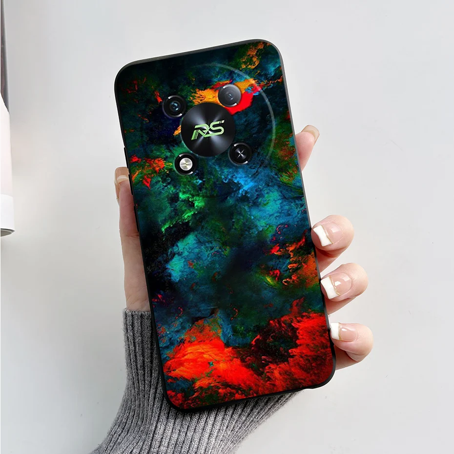 Marble Black Matte Soft TPU Silicone Full Protective Phone Case