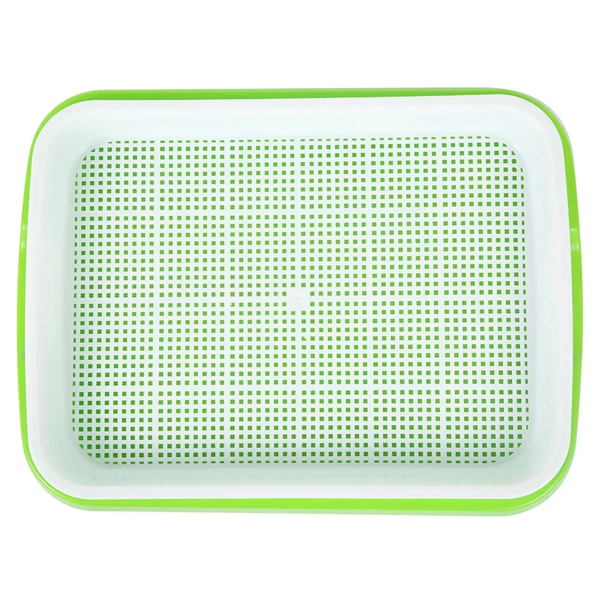 1PC Seed Sprouter Tray Wheatgrass Sprouting Pot Planter Soilless Bean Culture Hydroponic Nursery Plate Cat Grass Bonsai Seeds seed starter tray,seedling tray