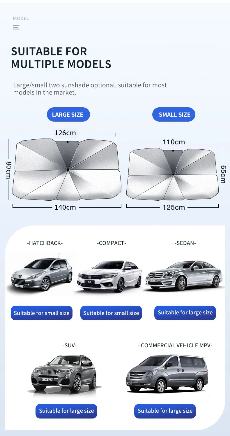 Car Windshield Insulated Sunshade For Chery Tiggo 5 3 7 8 Pro A1 A3 A5 QQ KIMO INDIS JAGGI Sunshade Accessories