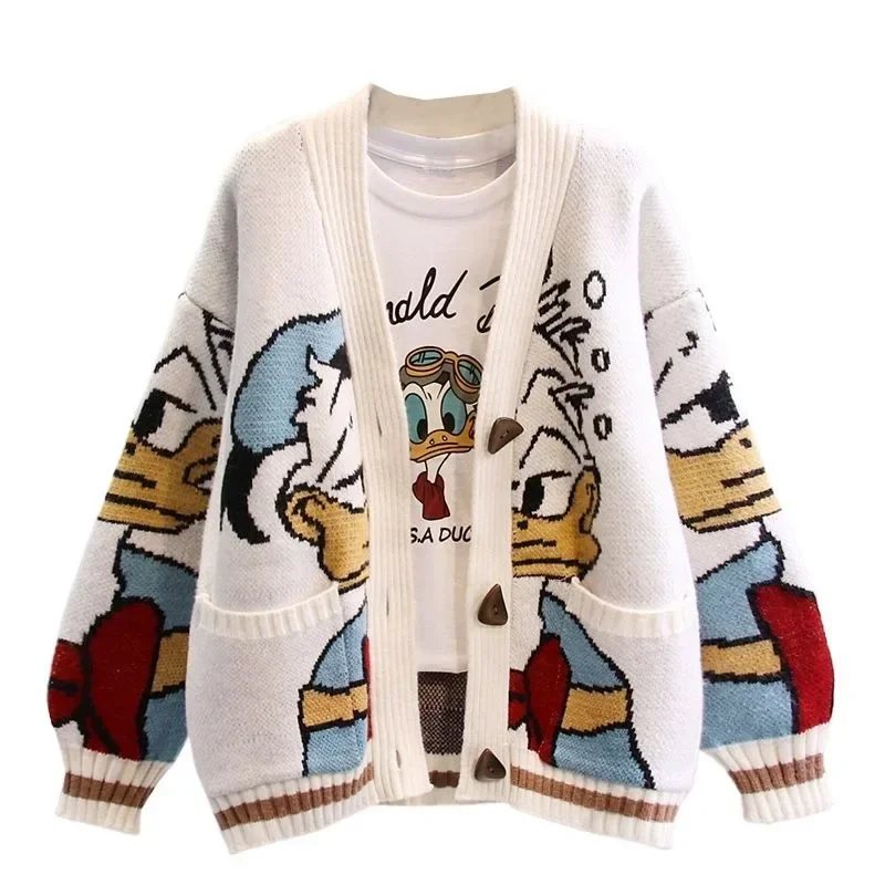 Disney Donald Duck Knitted Cardigan