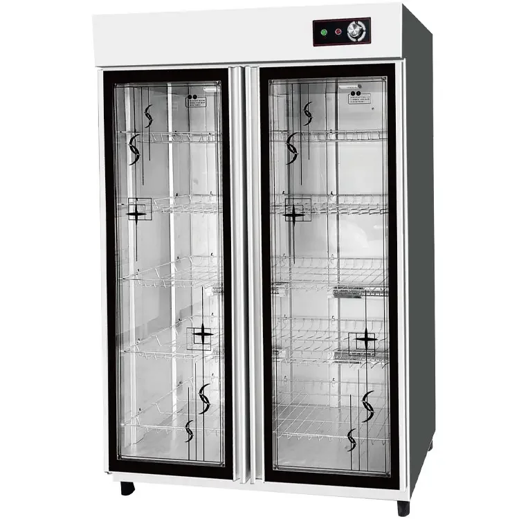 Lyroe Hot Air Circulation Stainless Steel Vertical High Temperature Visible Disinfecting Cabinets 4