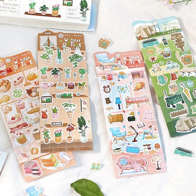 Happy Holiday Seasonal Planner Stickers Cute Green Plants Food