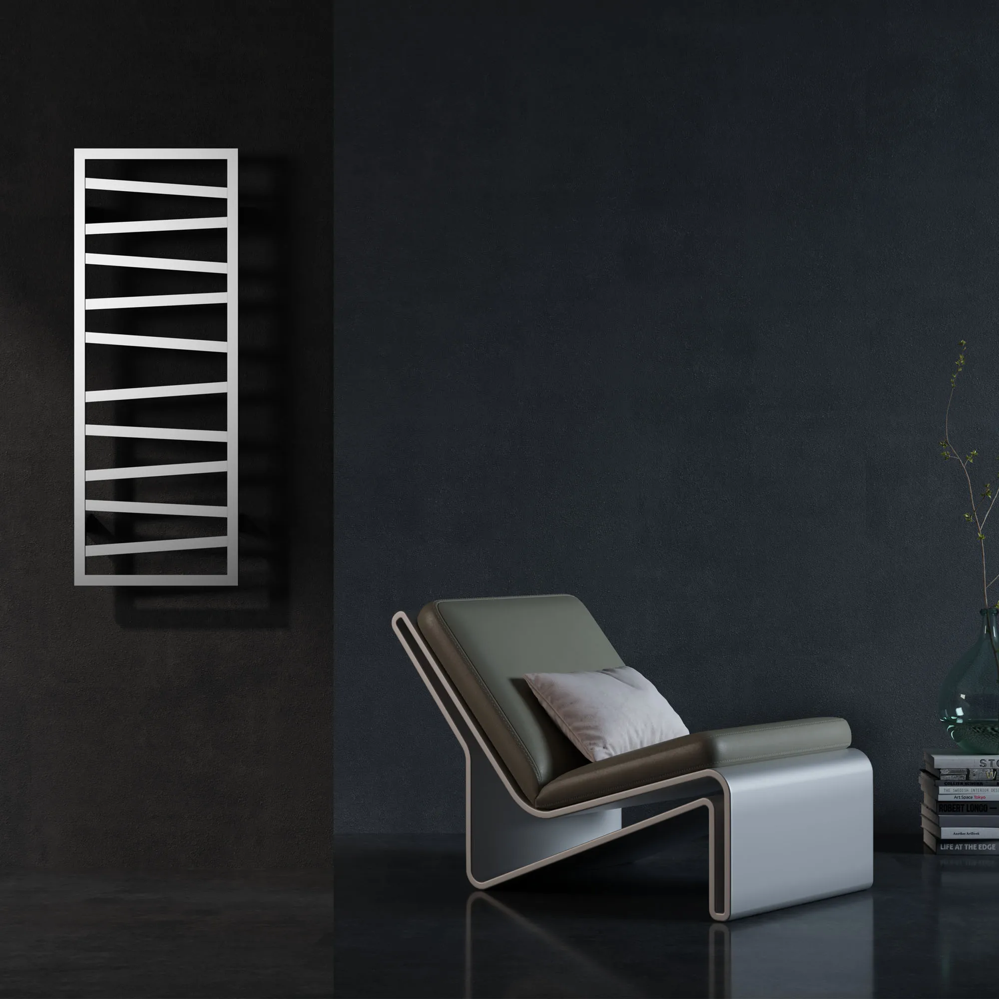 2022 Heating Tube Heater Warmer Hotel Bathroom Waterproof Heated Electric Towel Rack