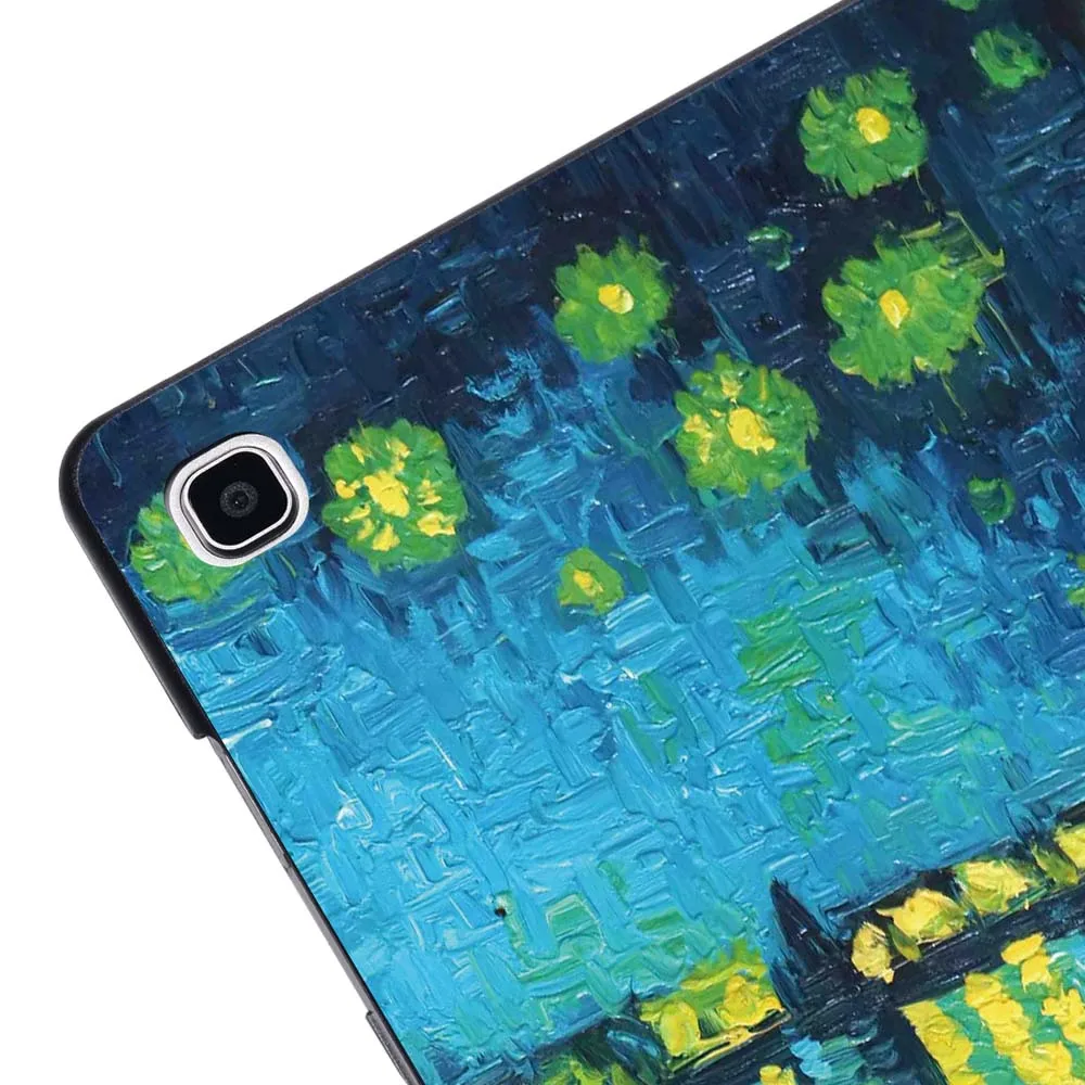 Capa para Tablet para Samsung Galaxy Tab s6 Lite P610 a 8.0 T290 a7 104 a a6 101 S5e T510 s6 105 T860 s7 s8 11 Pintura Shell Traseiro - Imagem 2