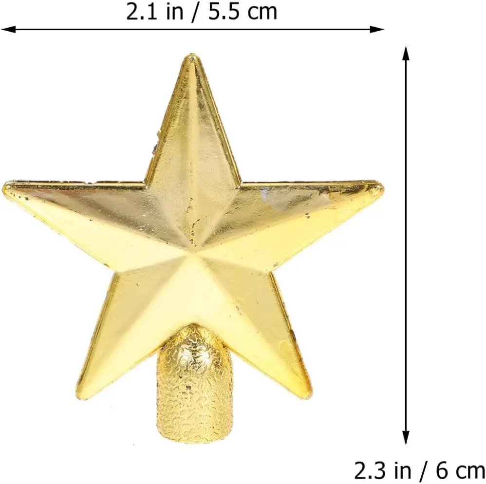 Christmas Tree Decoration Christmas Star Decoration Mini Christmas Tree Topper Small Star Tree Topper Christmas Star Top Ornaments Xmas For Xmas Decorations