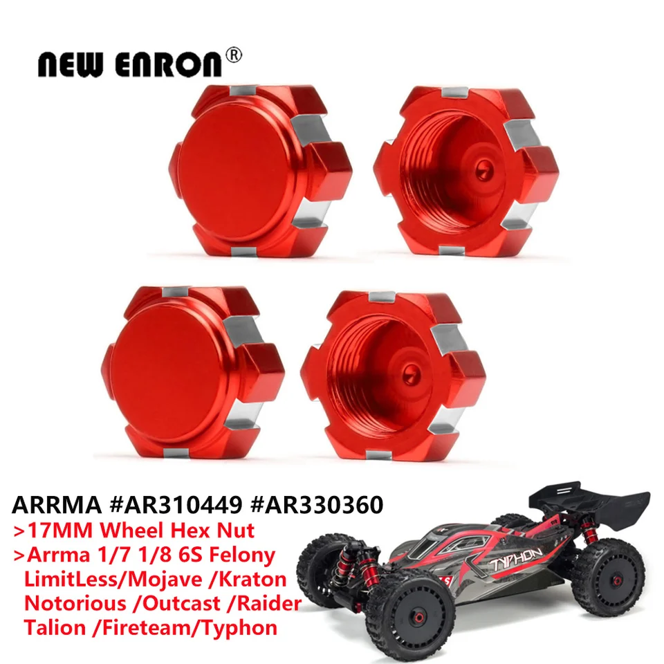 Ecrous De Roue De Voiture RC En Alliage D'aluminium - VGEBY