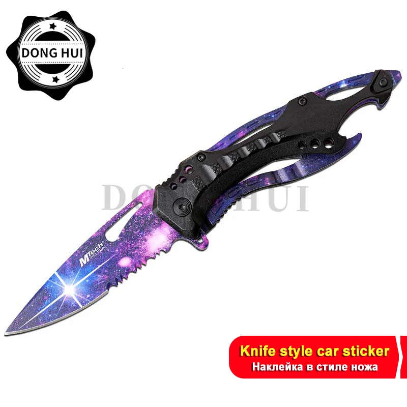 Cs Go Karambit Knife, Machete Claw Knife Car Sticker Car Window Moto Tronco Casco Laptop Camper Skateboard Sticker