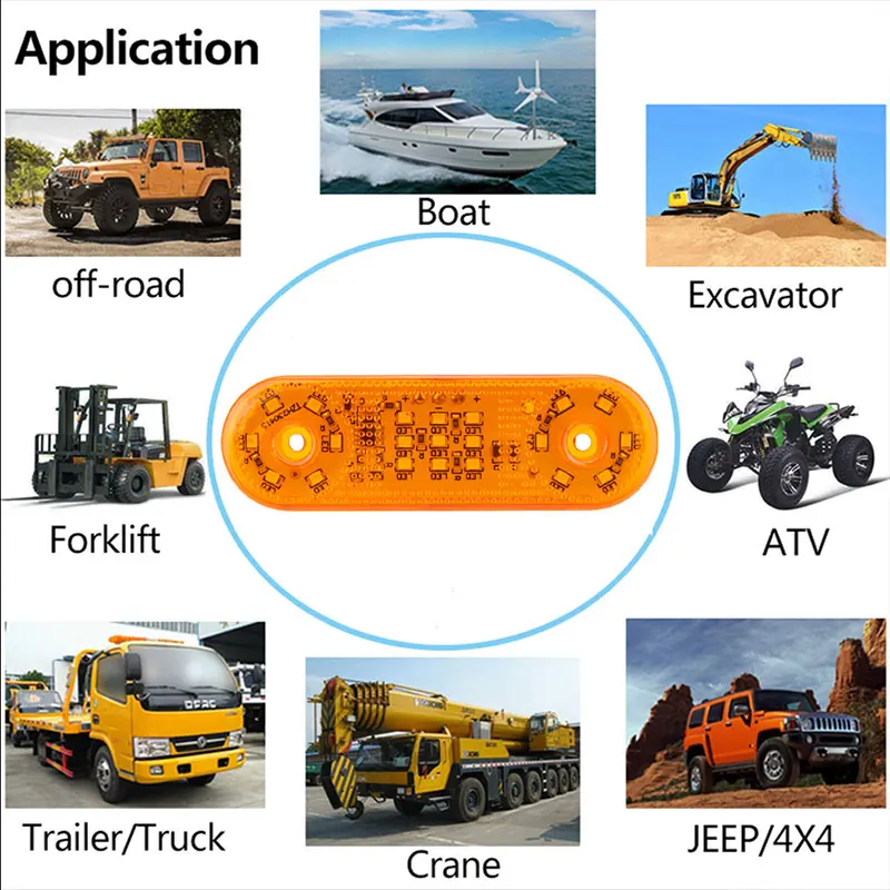 2pcs �����̴� �� Ʈ�� ���� ��ȣ ���� ��Ʈ�κ� �� ����� ���� ���� 12v 24v LED ǥ�� �� Ʈ�� �̵�